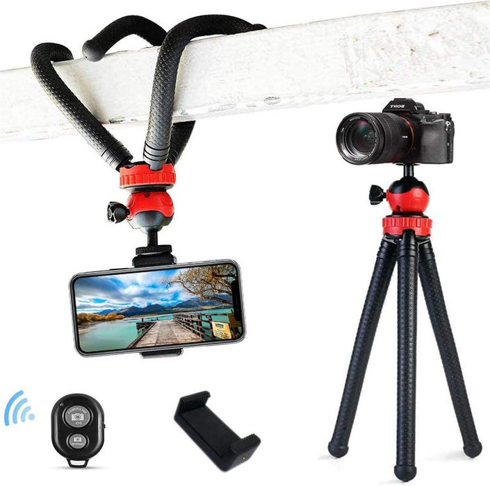 Flexible 12" Camera Compatible with Vide & Digital Cameras, Black