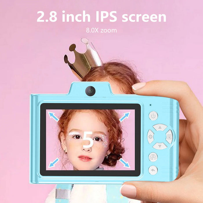 Digital Cameras 2.8-Inch 4800W High-Definition Large Screen 8X Digital Zoom Capables of Taking Photos Small Digital Motion Cameras Holiday Savings Gifts
