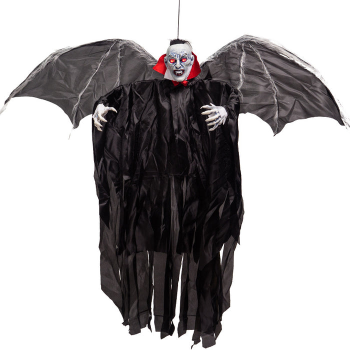 Big Bat Vampire Pendant Ornament Induction Luminous Atmosphere Props