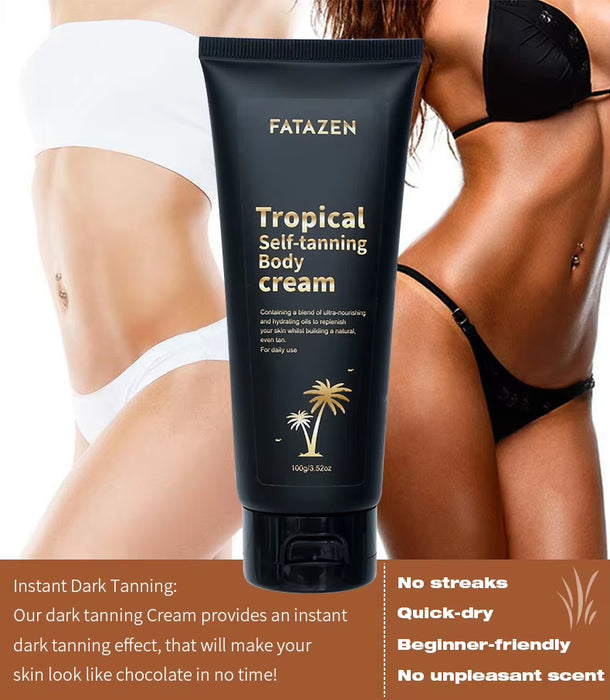 3Hrs Instant Dark Tanning Lotion Butter Body Care Sunscreen Suntan Oil Skincare OEM Self Tanner Sunless Tanning Cream For Body