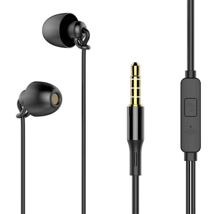 Soft silicone soundproof in-ear headphones
