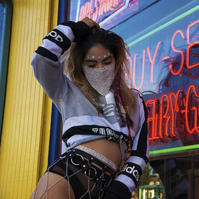 Explosive Metal  Jewelry Mask