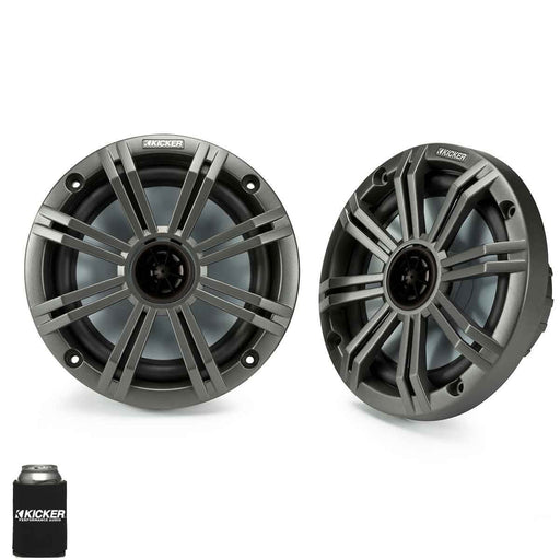 6.5" Charcoal Marine Speakers (QTY 2) 1 Pair of OEM Replacement Speakers