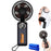 Portable Handheld Fan, Portable Fan Built-In 4000Mah Rechargeable Battery, Foldable Fan with 6 Speed Wind, Display Electricity in Real Time