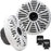 6.5" Marine Speakers (1 Pair) White Salt Water Grills OEM Replacement Speakers