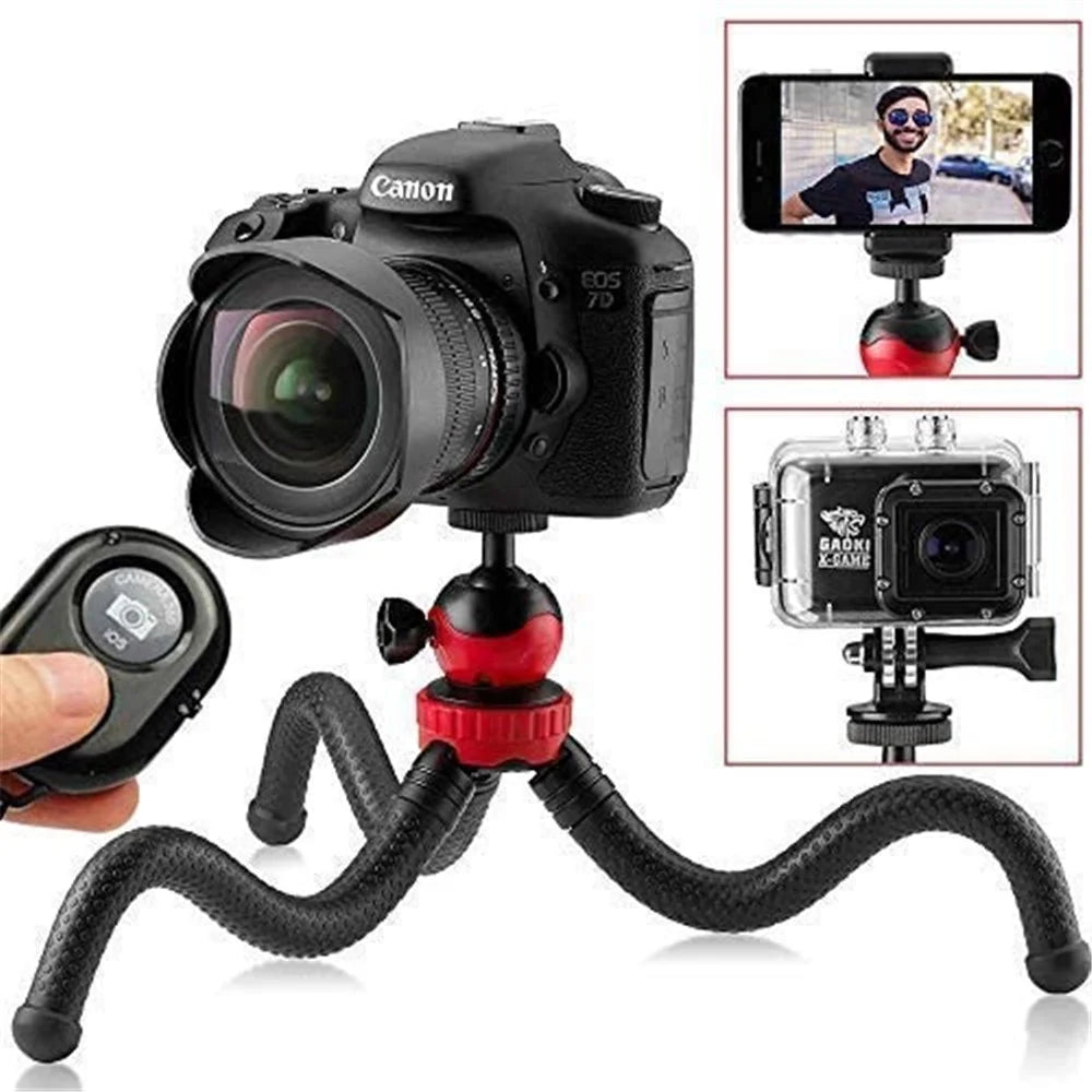 Flexible 12" Camera Compatible with Vide & Digital Cameras, Black