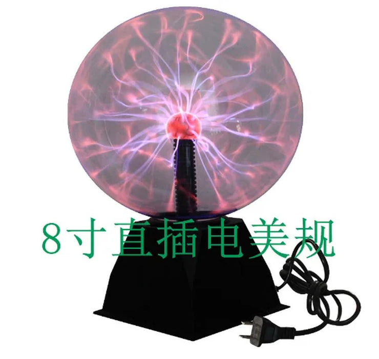 Novelty Magic Crystal Plasma Ball Touch Lamp 3/4/5/6/8Inch LED Night Light Kid Birthday Christmas Gift Decor Electrostatic Flash
