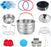 Pressure Cooker Accessories Compatible with Instant Pot 6 Qt - Steamer Basket, Silicone Sealing Rings, Springform Pan, Glass Lid, Egg Bites Mold, Egg Steamer Rack and More