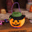 Cute Halloween Candy Bag Halloween Pumpkin Pattern Portable Handbag Cosplay Props Gift Basket Kids Gifts