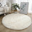 Super Soft Plush Round Rug Mat Fluffy White Carpets For Living Room Home Decor Bedroom Kid Room Decoration Salon Thick Pile Rug