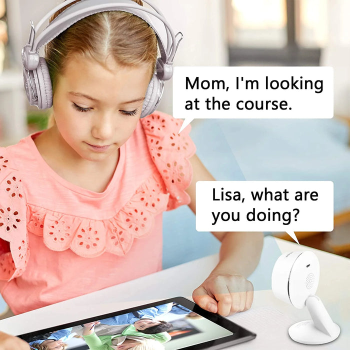 Security Cameras 4 Pieces, Home Security Camera Indoor 1080P, Wi-Fi Cameras for Baby/Pet, Motion Detection, Two-Way Audio, Night Vision