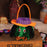 Cute Halloween Candy Bag Halloween Pumpkin Pattern Portable Handbag Cosplay Props Gift Basket Kids Gifts