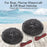 PLMRS5B 5.25-In Waterproof Low Profile Marine Speakers, Black (4 Speakers)