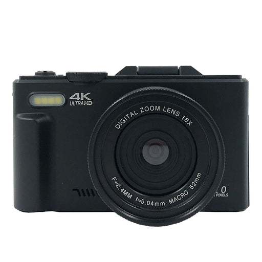 18X Digital Zoom Cameras for Photography 4K Youtube Vlog Video Cameras with 3’’ Flip Screen Anti-Shake Selfie Camcorder