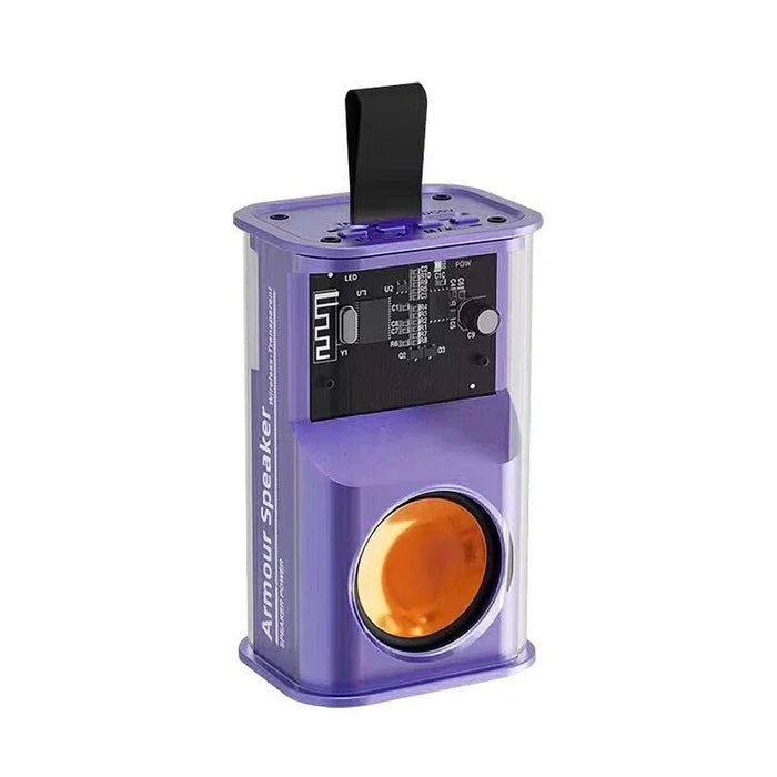 Loudspeaker Sound Box the Bass Transparent Wireless A36 Mecha Speakers Shake Speakers Audio Player Bluetooth Stereo Surround