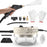 1Pc 2500W Handheld High Temperature And Pressure Steamer Cleaner With 1400ML Tank 9 Accessories 6 Steam Levels For Dirt Grease Grout Tile Floor Couch Car