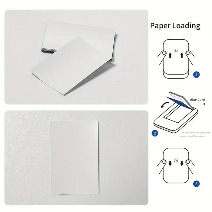 Photo Paper 2X3 Inch Sticky-Backed Photo Paper for HPRT MT53 Pocket Photo Printer