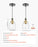 Pendant Light 1-Light Pendant Lighting With Glass Shade Adjustable Height