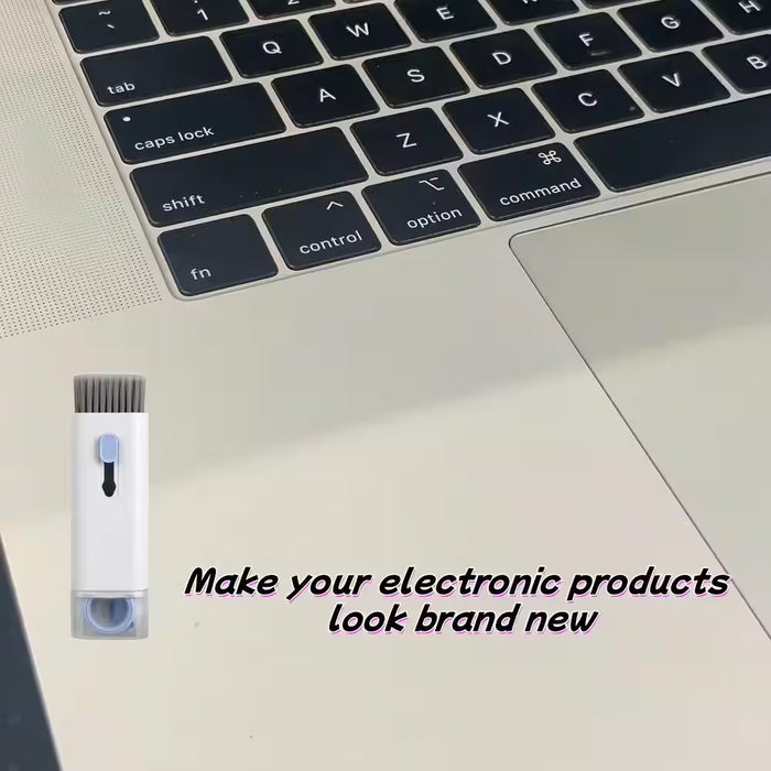 7-In-1 Laptop Keyboard Dust Cleaner Brush Set in Blue with Key Puller Multifunctional Cleaning Tool for PC Tablet