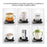 Portable Electric Hot Plate Cup Heater Mug Warmer Hot Tea Makers 5 Gear Warmer Coaster Mini Induction Cooker Heating Pad