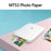 Photo Paper 2X3 Inch Sticky-Backed Photo Paper for HPRT MT53 Pocket Photo Printer