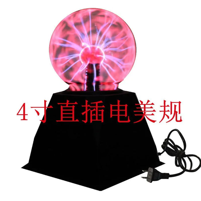 Novelty Magic Crystal Plasma Ball Touch Lamp 3/4/5/6/8Inch LED Night Light Kid Birthday Christmas Gift Decor Electrostatic Flash