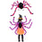 Halloween Spider Backpack Nine LED Modes Plush Sugar Bag