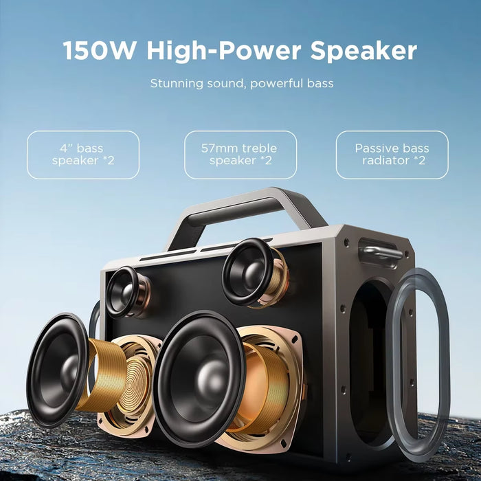 Hotsale Portable Radio Tws Logo Customized Bluetooths Speakers Wireless Led Hifi Speakers