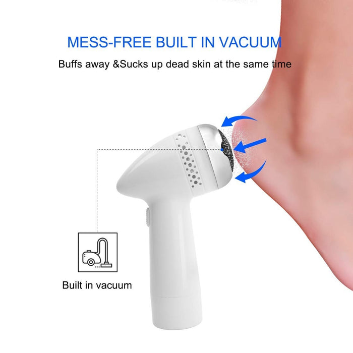 Electric Foot Grinder Vacuum Foot Grinding Machine Exfoliating Dead Skin Callus Remover Foot Care
