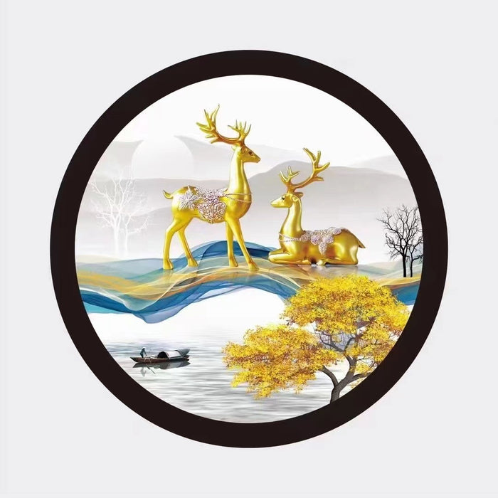 Led Wall Lamp New Chinese Style Wall Painting Simple Lamps