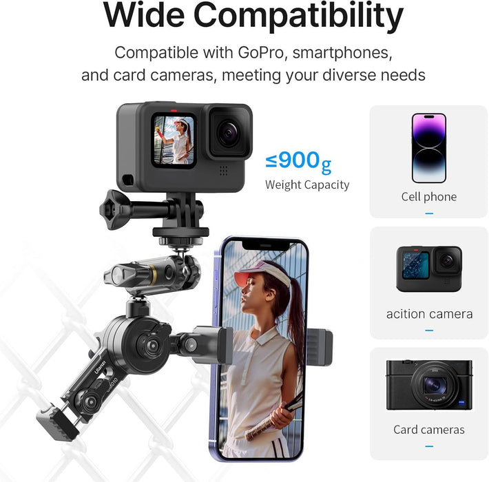 Baseball Fence Mount Holder for Action Cameras - ULANZI CM010