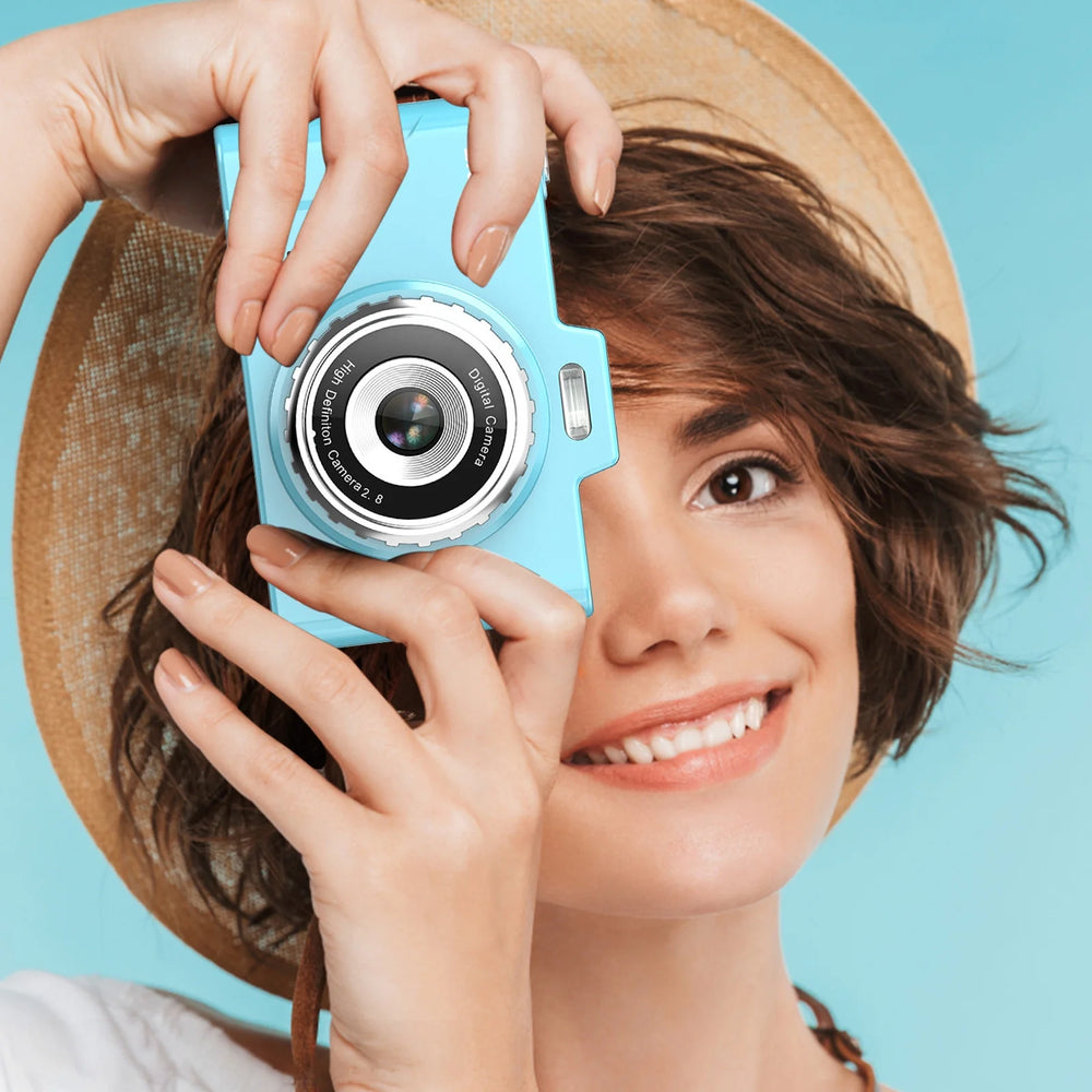 Digital Cameras 2.8-Inch 4800W High-Definition Large Screen 8X Digital Zoom Capables of Taking Photos Small Digital Motion Cameras Holiday Savings Gifts