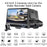 【Triple Lens System】4" 3-Channel Dash Cam - Front/Rear/Interior Car DVR with Night Vision, 24H Parking Mode, Loop Recording