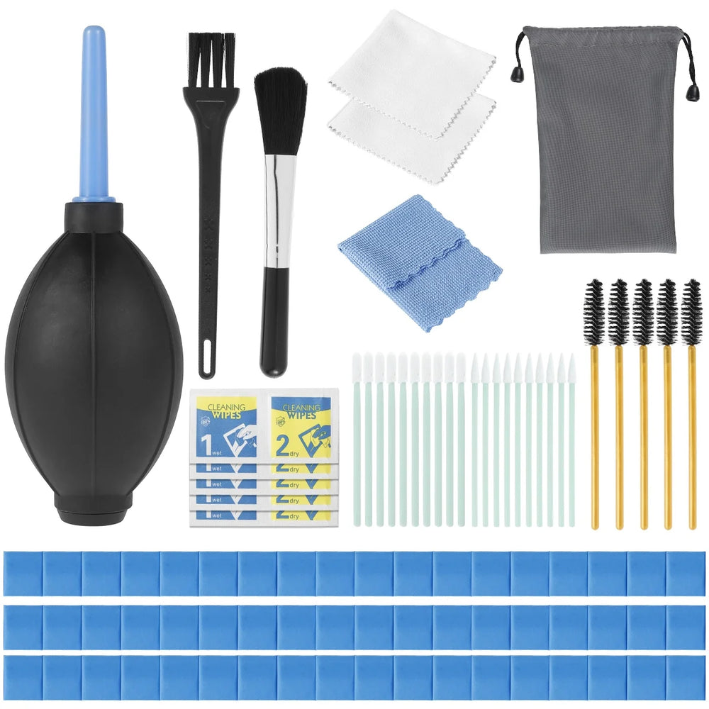 85PCS Keyboard Cleaning Kit, Laptop Computer Screen Cleaner, Camera Cleaning Kit, Anti-Static Brush, Small Cleaning Brush and Wipe Electronics Kit