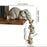 Elephant Family Design Statue, Mother Elephant Hanging Baby Elephants, 3 Pieces Set Desktop Ornament, Animal Themed Home Decor Accent, Desktop Decoration For Living Room Bedroom, Home Decor Accessory