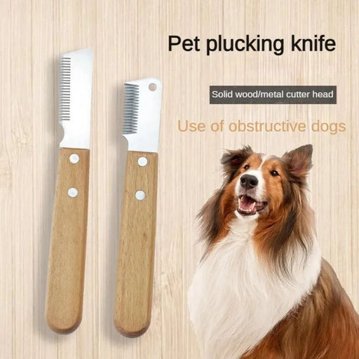 Hair Plucking Knife Pet Comb And Shaver West Highland Bull Terrier Schnauzer Terrier Dog Grooming Tools Pet Supplies