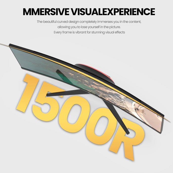 30" Ultrawide Curved Computer Monitor, 100Hz WFHD (2560X1080), 1500R, 99 Srgb, HDMI/DP, Black