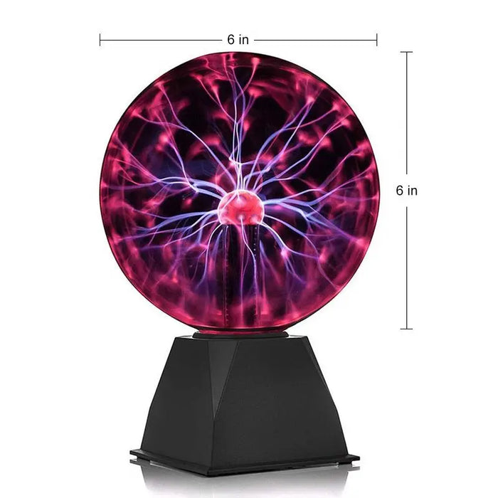 3/4/5/6/8Inch Novelty Magic Plasma Ball Light Touch Night Light Glass Plasma Lamp Kids Gift Christmas Party Decor Table Lights