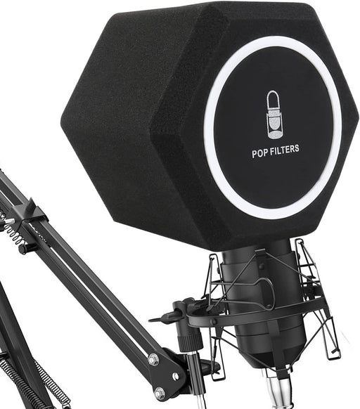 Microphone Wind Shield Pop Filter Isolation Ball, Acoustic for Record Studios Mi