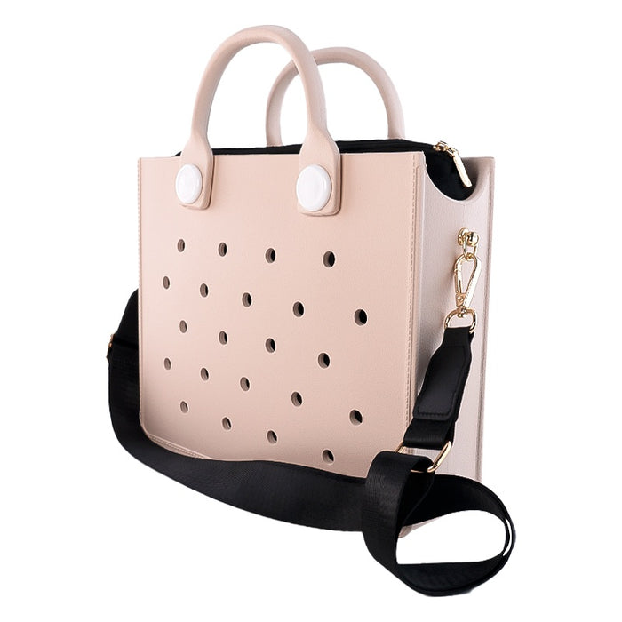 Waterproof EVA Handbag Punching Women's Tote Bags With Shoulder Strap For Women Hand Tote Bag Beach Bag
