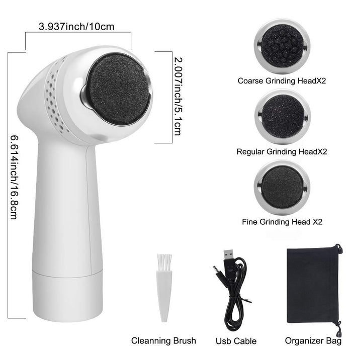 Electric Foot Grinder Vacuum Foot Grinding Machine Exfoliating Dead Skin Callus Remover Foot Care