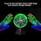 Mcoplus 7Inch Green Plasma Ball, Plasma Lamp/Light, Plasma Electric Nebula Li...