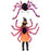Halloween Spider Backpack Nine LED Modes Plush Sugar Bag