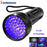 100 LED UV Flashlight Black Light 395 NM Ultraviolet Torch Blacklight Detector for Dog Urine, Pet Stains and Bed Bug