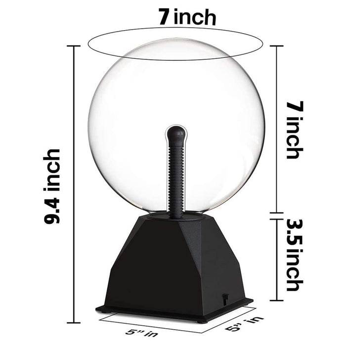 Mcoplus 7Inch Green Plasma Ball, Plasma Lamp/Light, Plasma Electric Nebula Li...