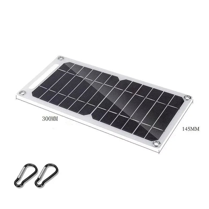 USB Solar Panel Outdoor 5W 5V Portable Solar Charger Pane Climbing Fast Charger Polysilicon Travel DIY Solar Charger Generator